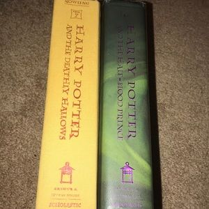 Harry Potter hard back books years 6&7